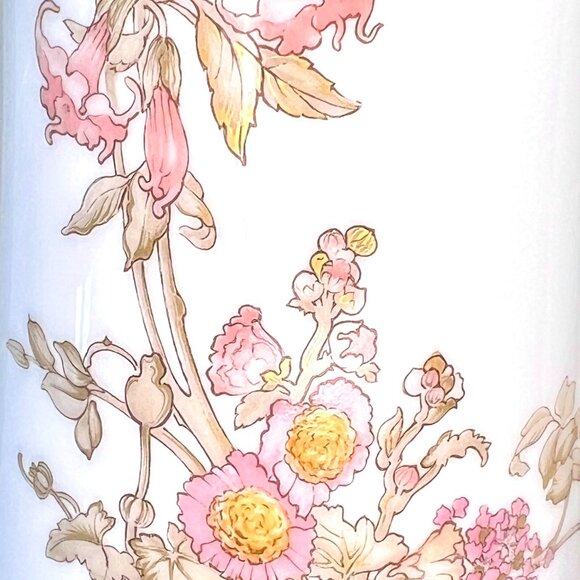 KAISER - Vintage 1960s 'La Boheme' Art Nouveau-Style Vase - MCM, Gold, Floral - Picture 4 of 12